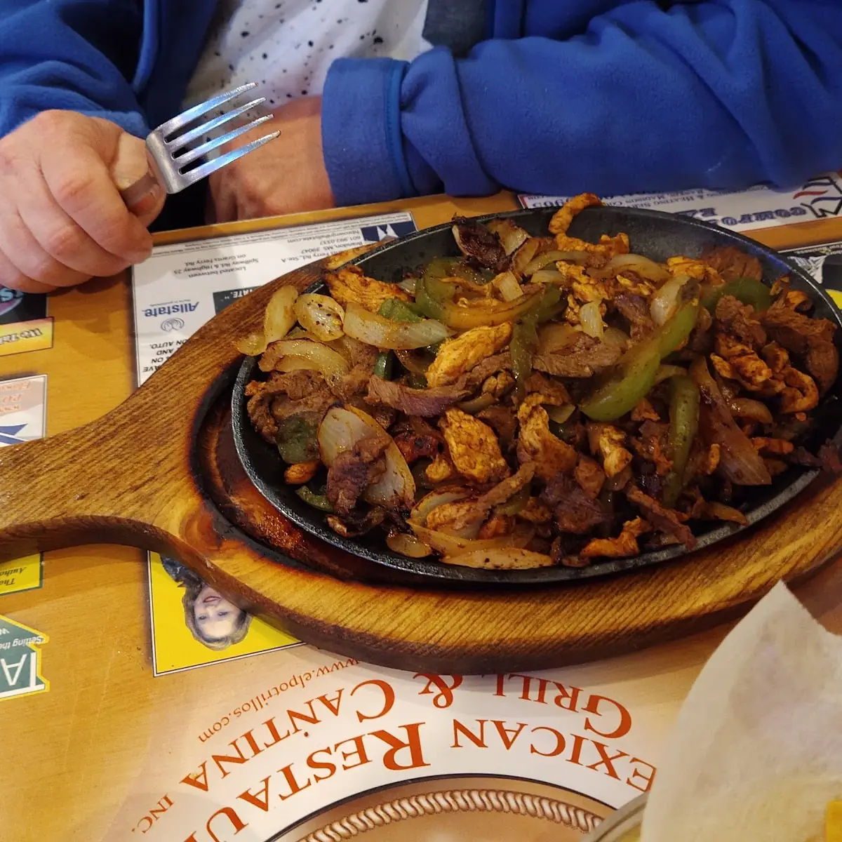 Steak and Chicken Fajitas