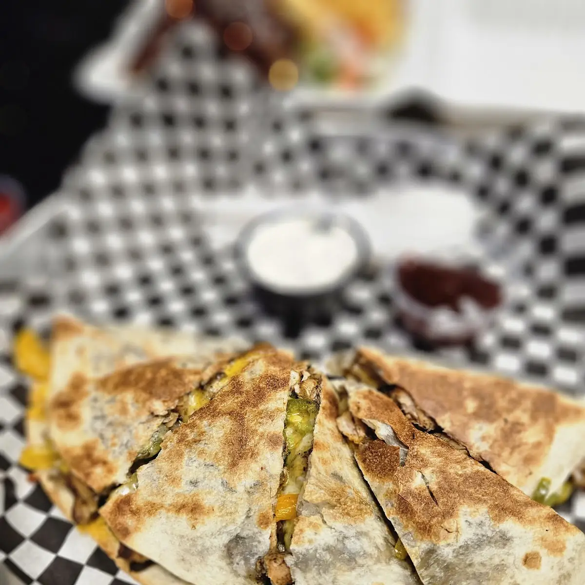 Quesadilla, Smokies Burgers
