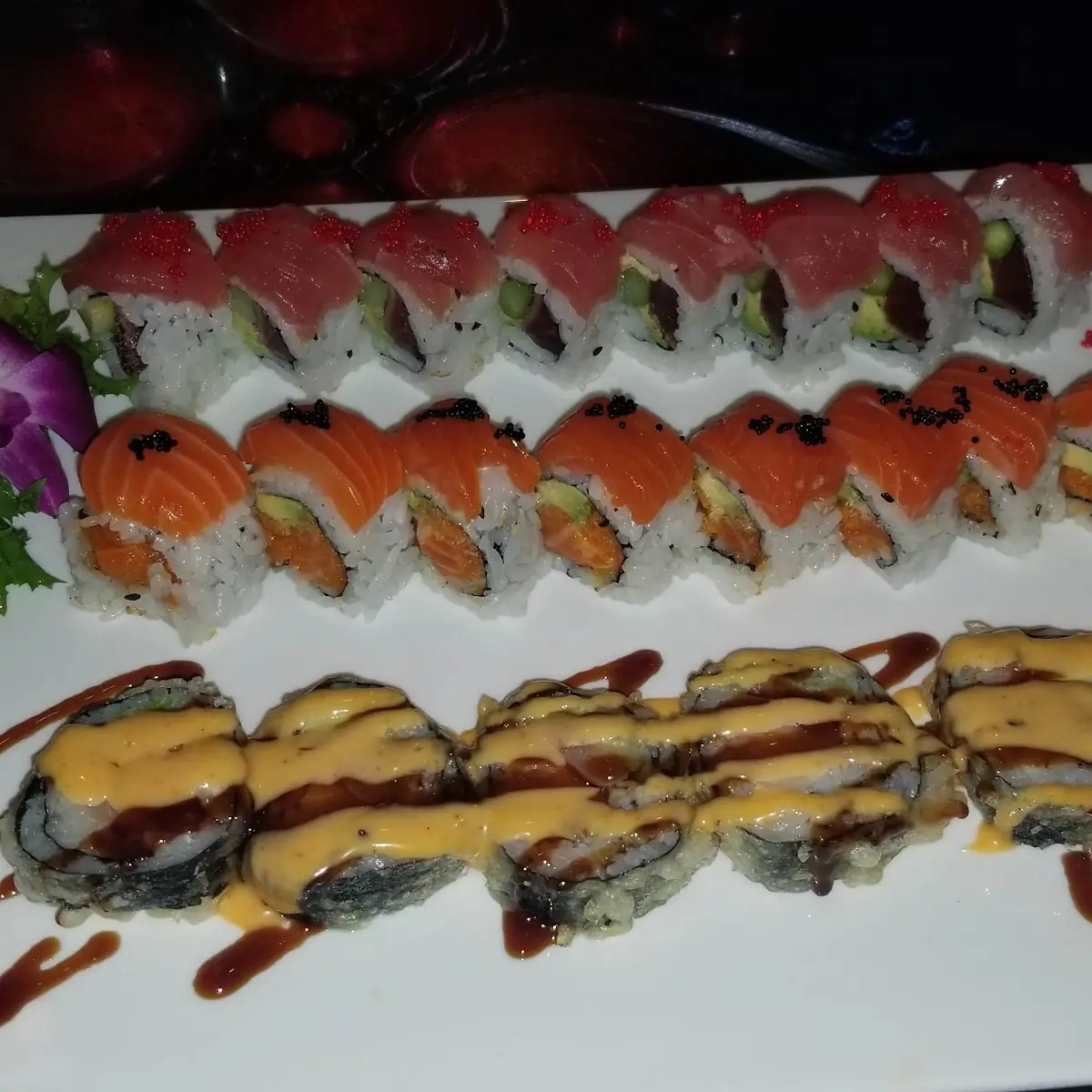 Crazy Tuna and Black Dragon Roll