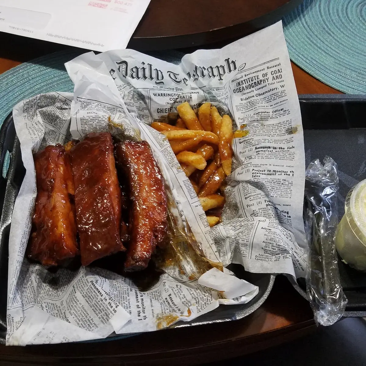 Rib Combo with Potato Salad