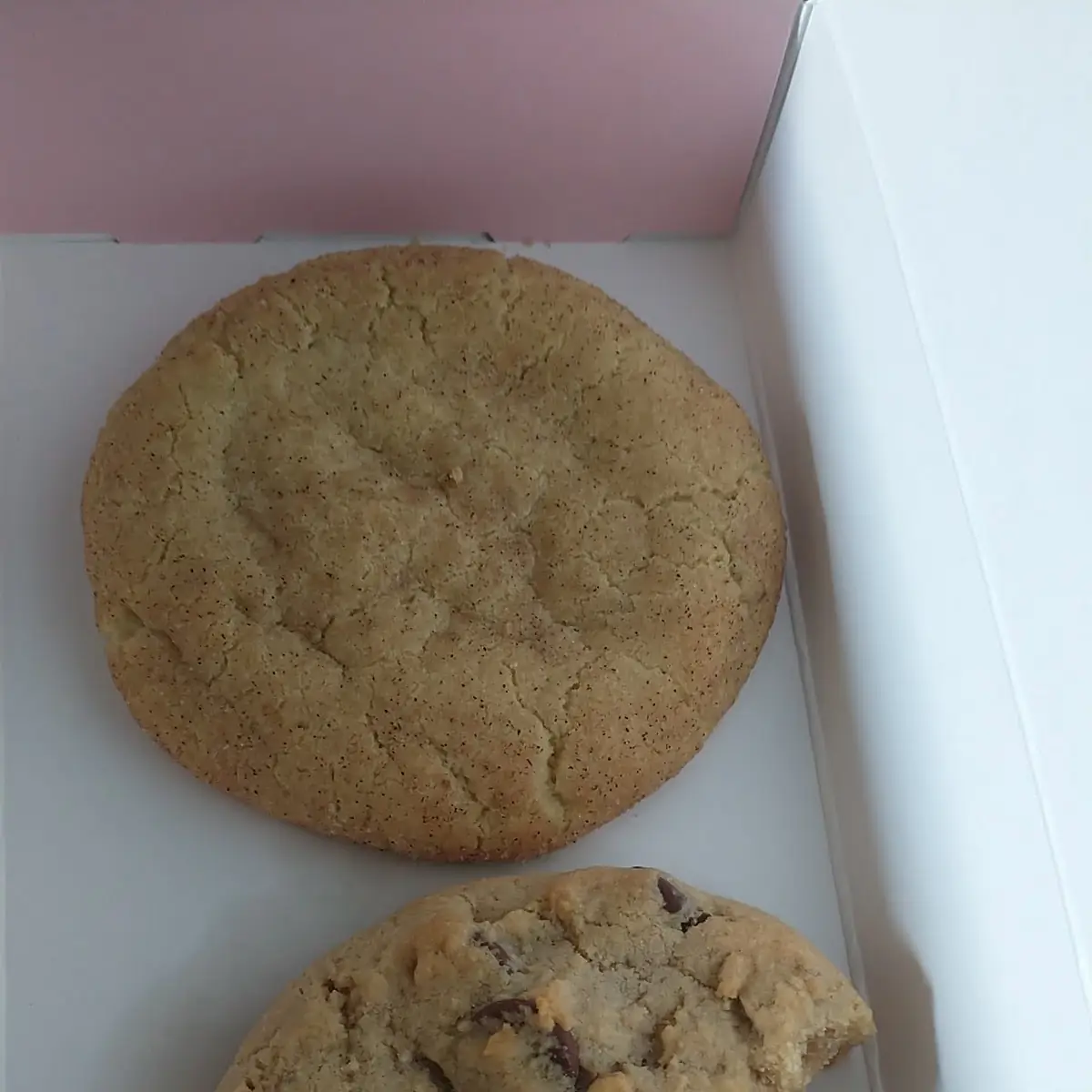 Milk Chocolate Chip Cookie and Snickerdoodle