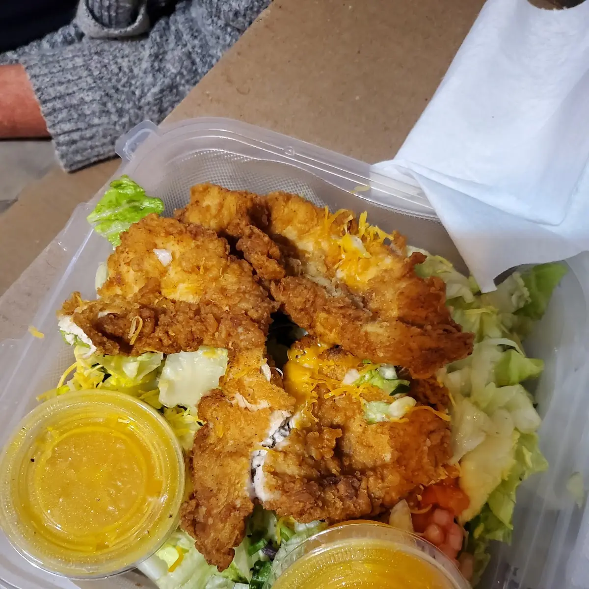 Fried Chicken Salad - Full