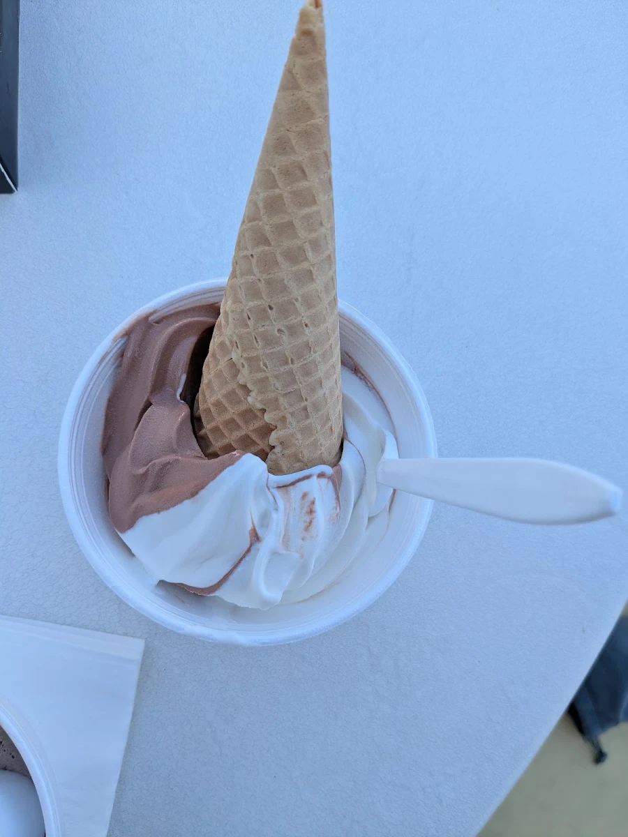 Soft Serve Twist with Sugar Cone