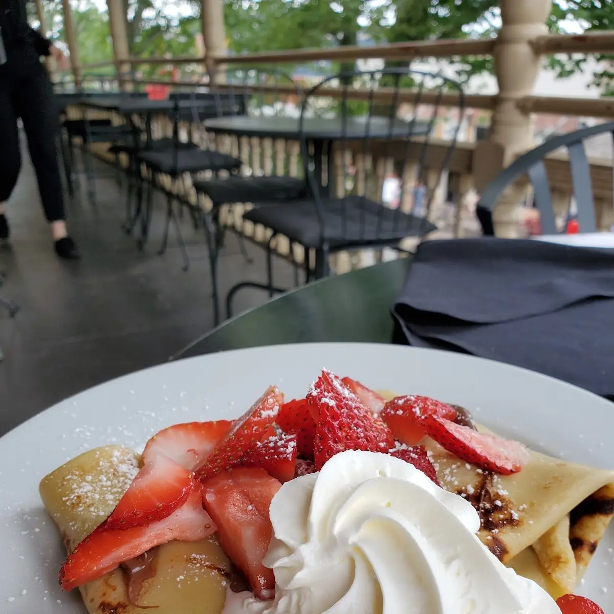 Crepe with Nutella and Strawberries