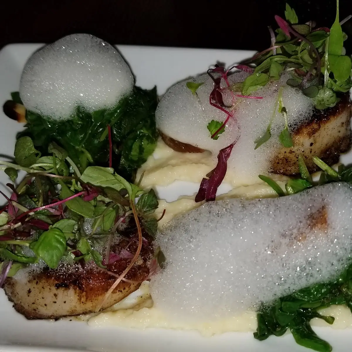 Scallops with Garlic Sauce