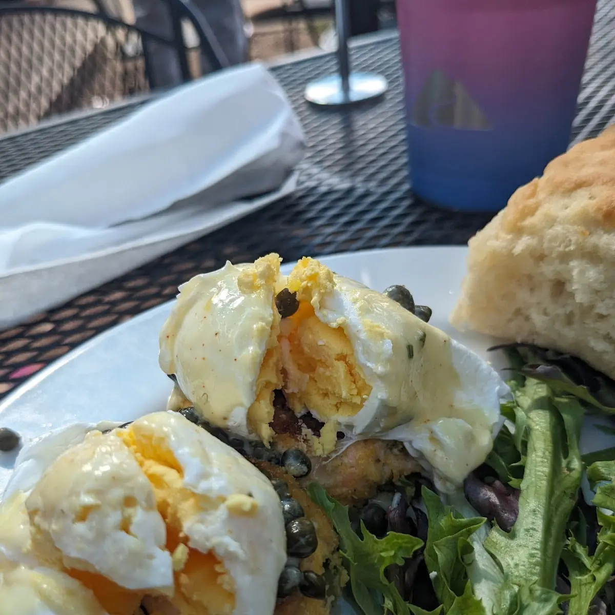 Salmon Cake Benedict