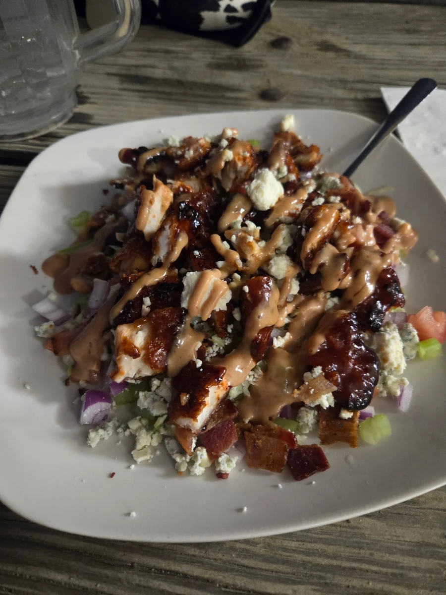 BBQ Chicken Finger Salad