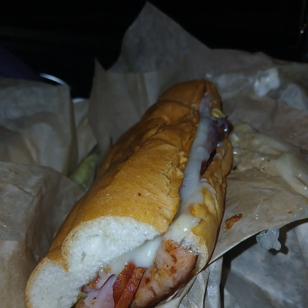 Ham Grilled Cheese Sandwich