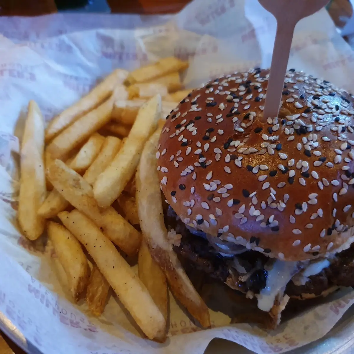 Burger with Brisket on Top