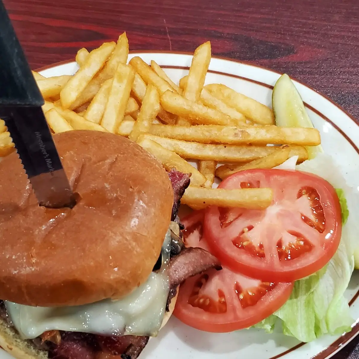Papa Burger and Fries