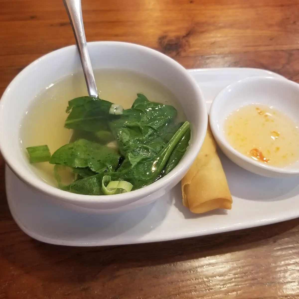 Spring Roll and Soup of the Day