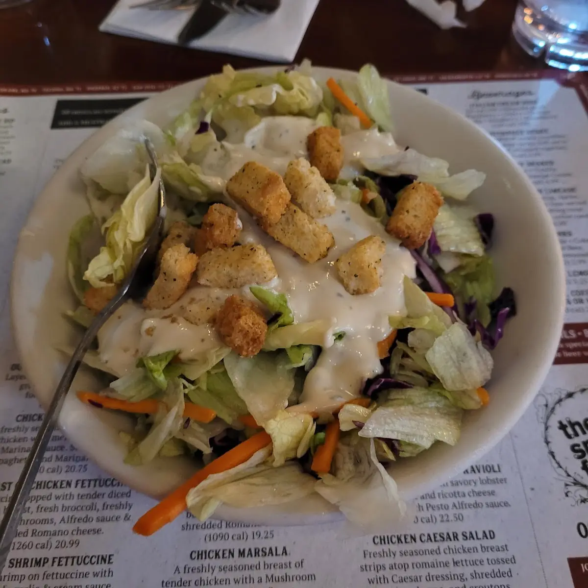 Hot Bread and Green Salad