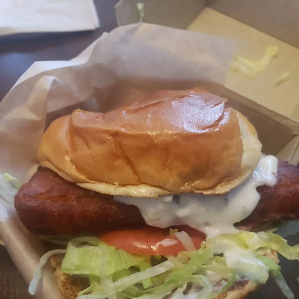 Beer Battered Fish Sandwich