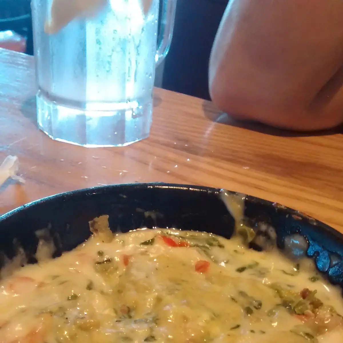 White Spinach Queso Dip