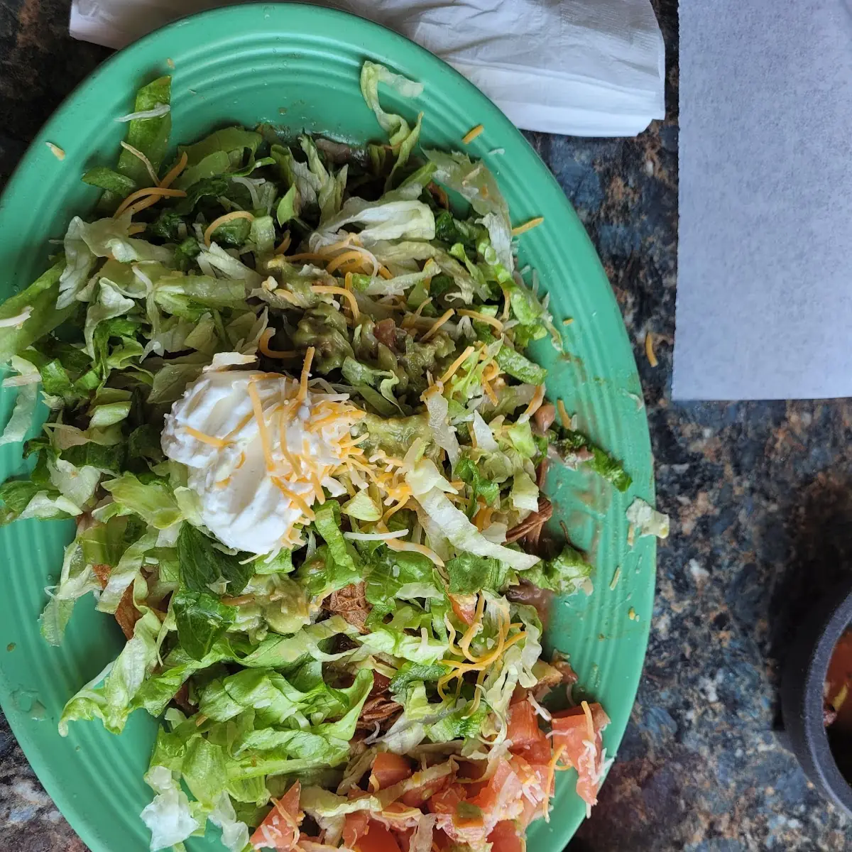 Shredded Beef Tostada