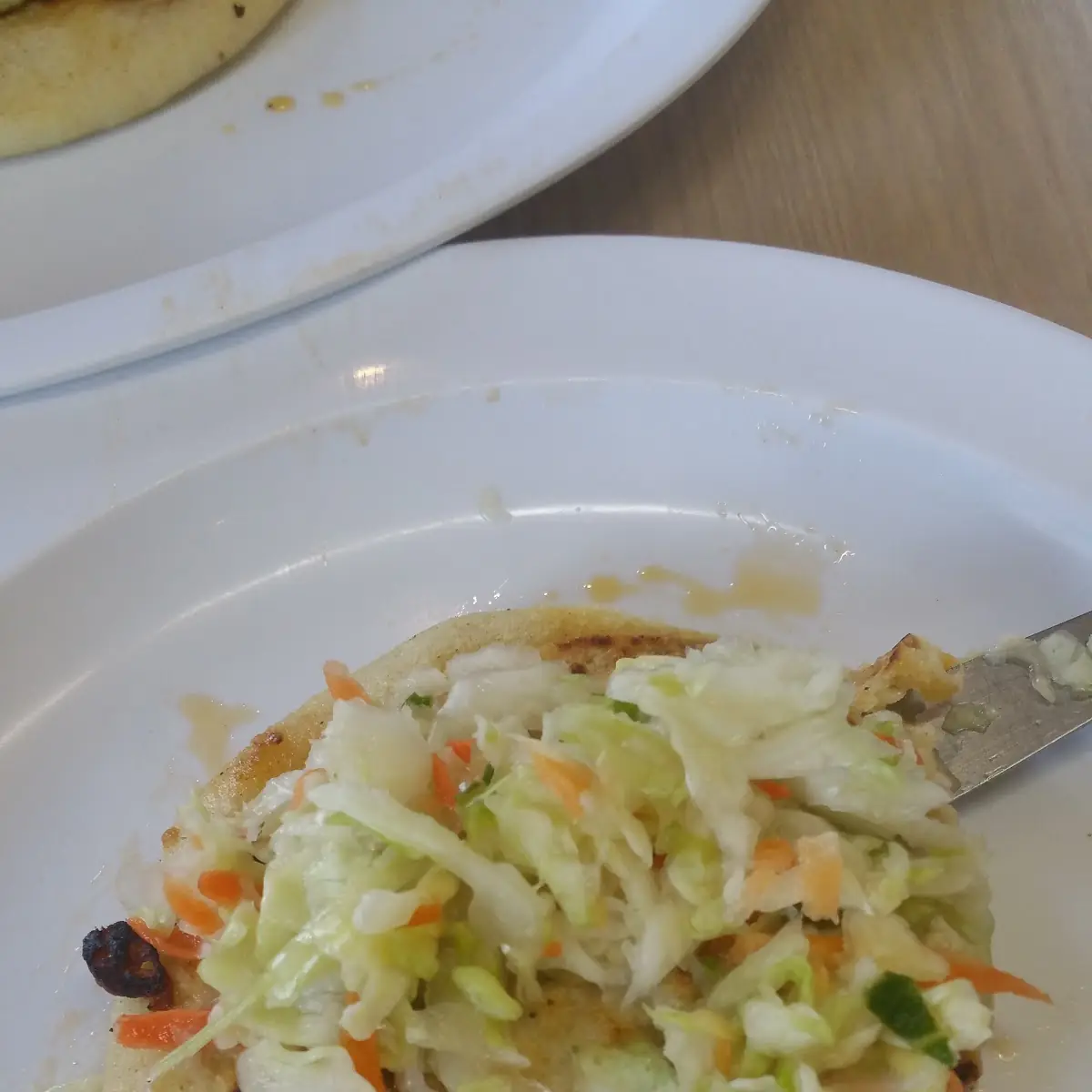 Pupusas Revuelta with Cortido