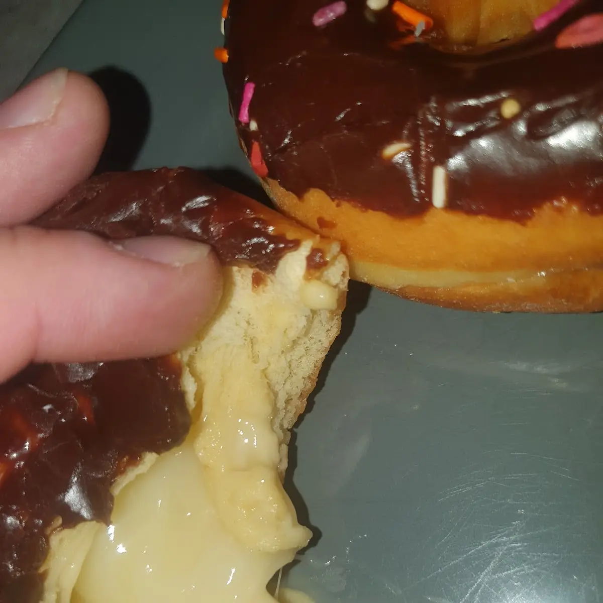 Rubbery Cream Donut