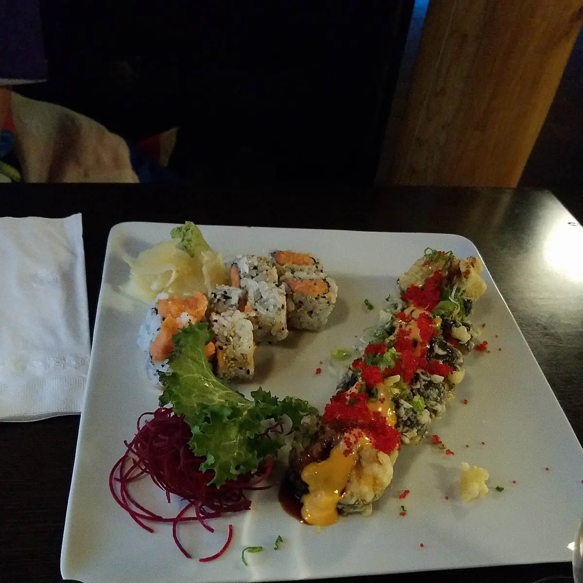 Sky Roll and Spicy Tuna Roll
