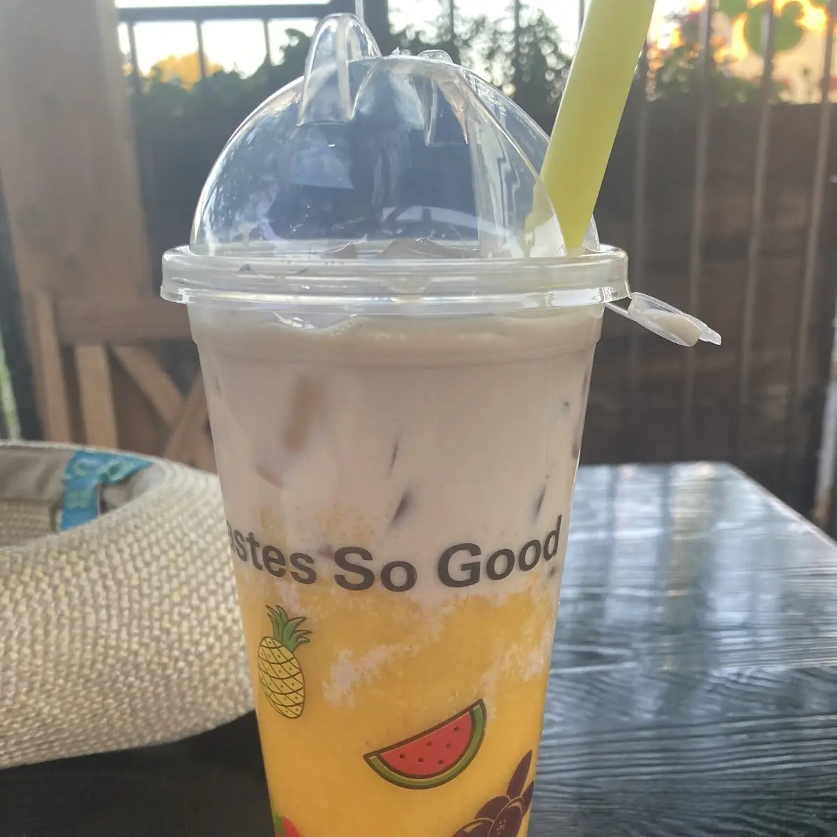 Mango Boba Milk Tea
