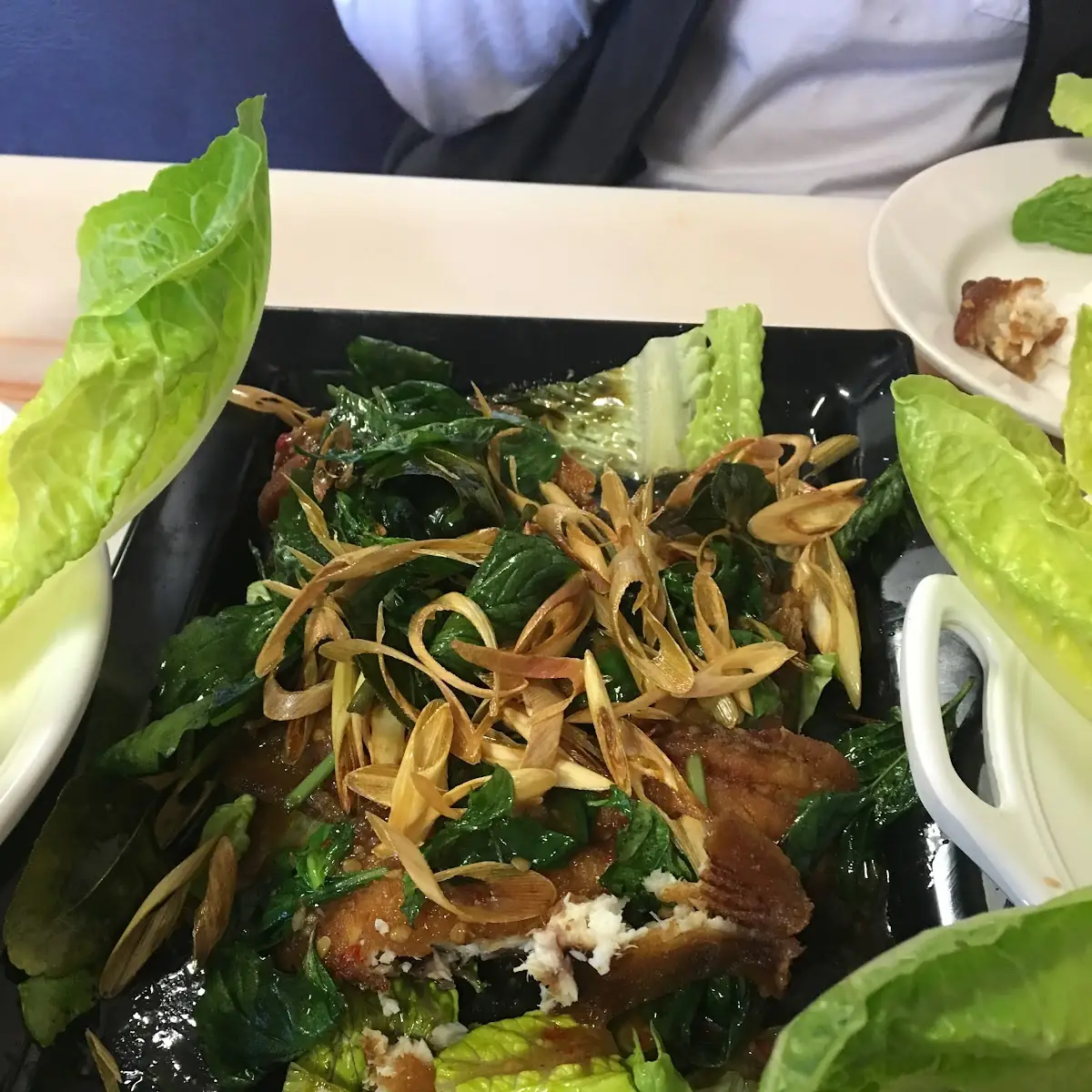 Fried Fish and Herb