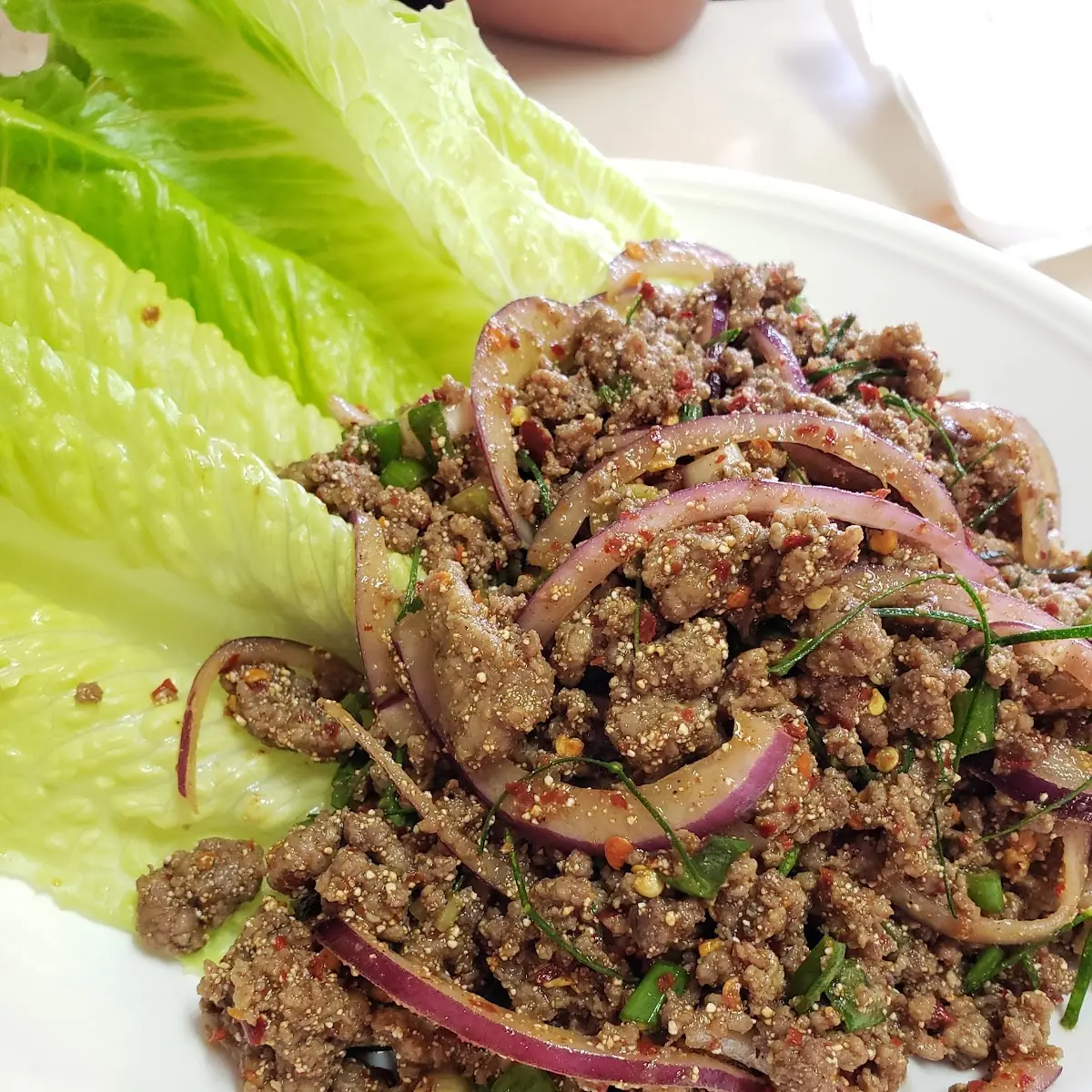 Spicy Beef Larb Salad