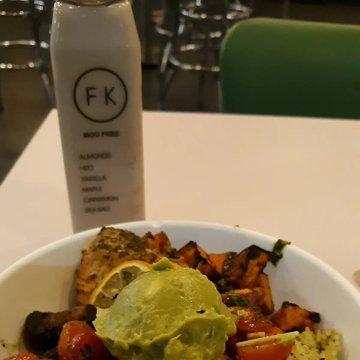 Sweet Potato Avocado Tomato Bowl