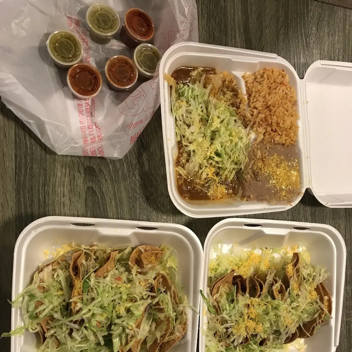 Beef Enchilada Plate