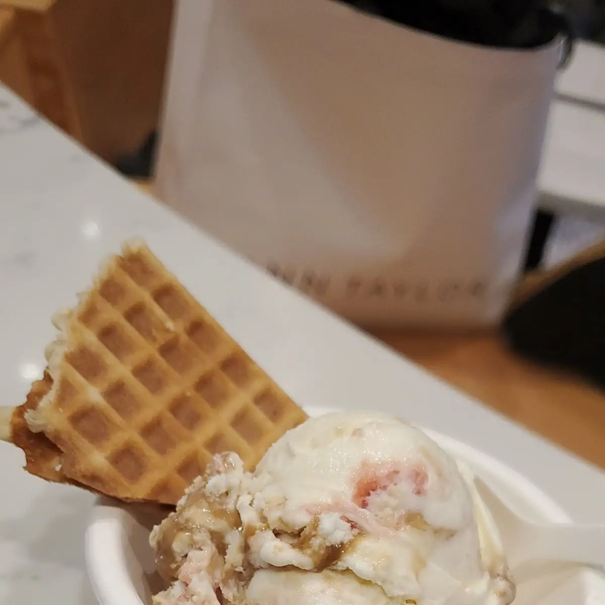 Pineapple Upside Down Cake Ice Cream