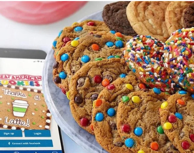 M&M Chocolate Chip Cookie