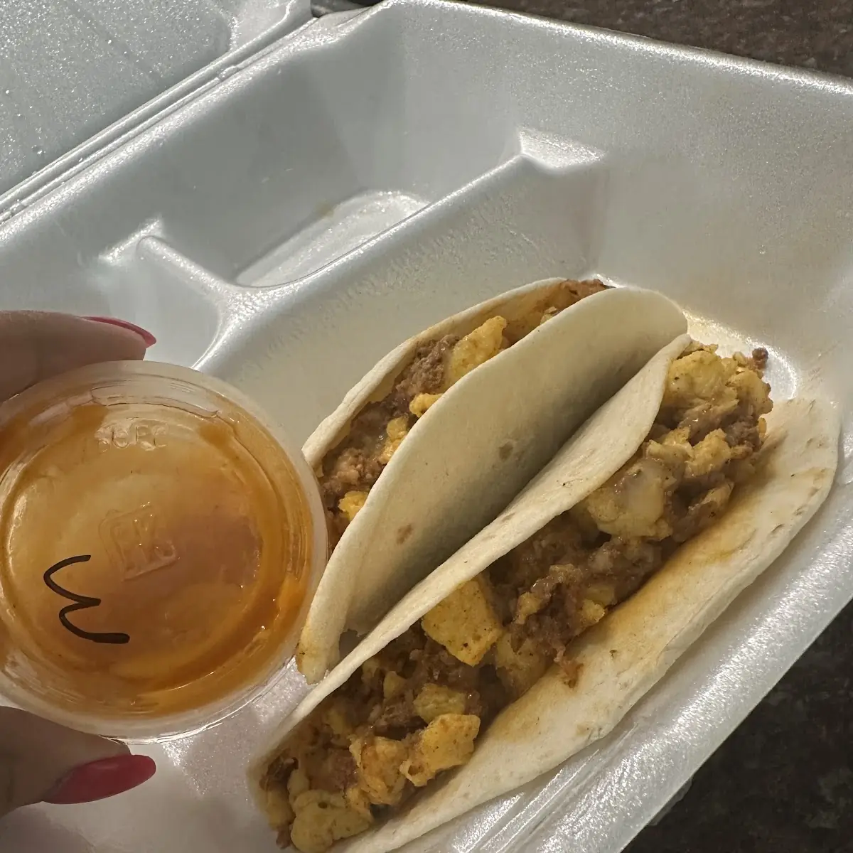 Breakfast Tacos Carne Asada