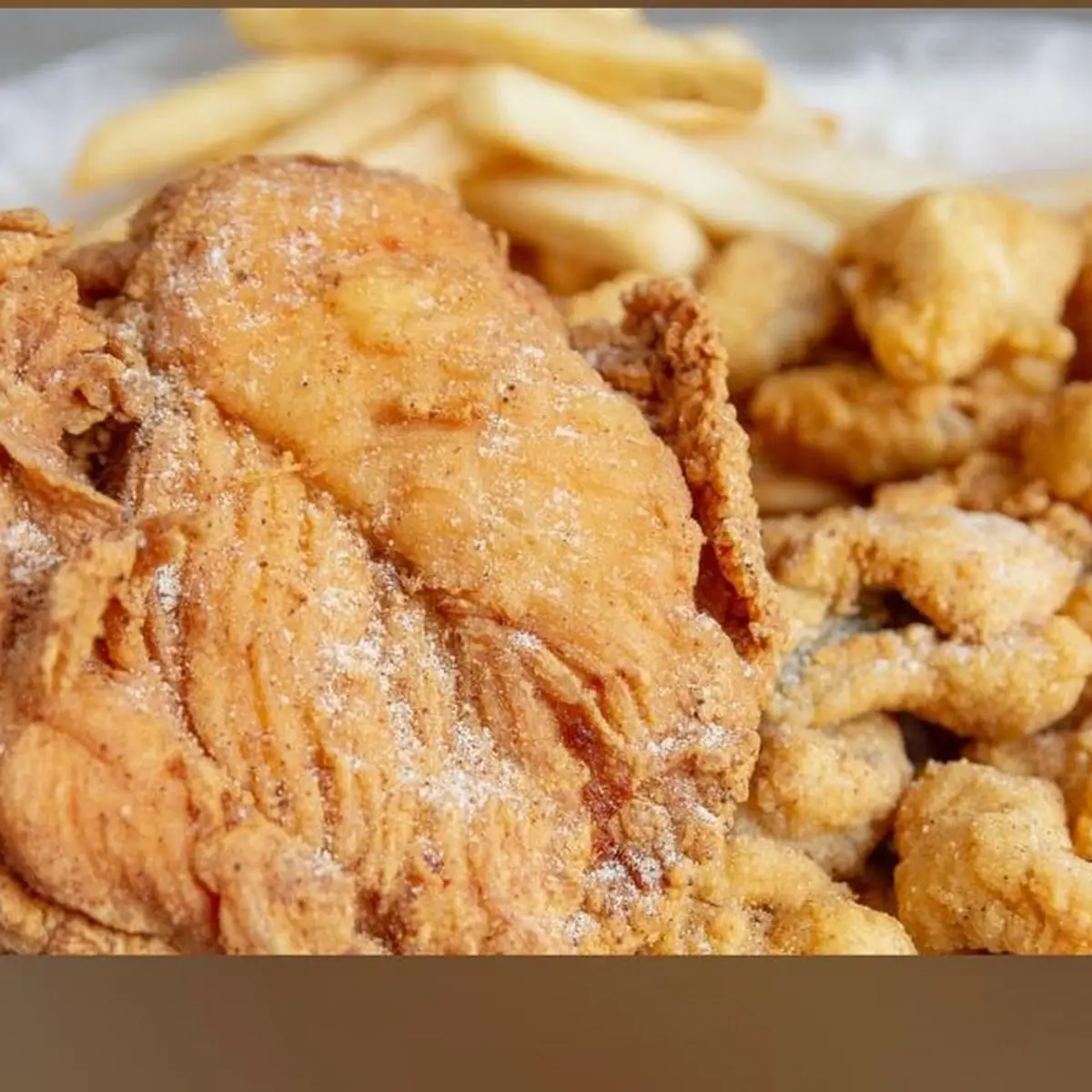 Catfish Nuggets and Chicken