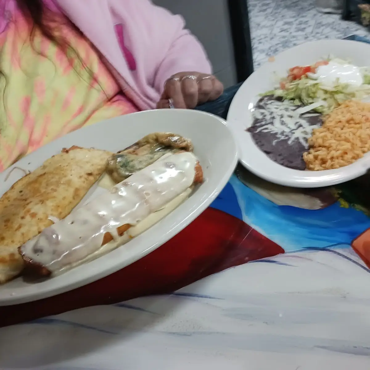 Chimichanga Quesadilla Chile Relleno Dinner