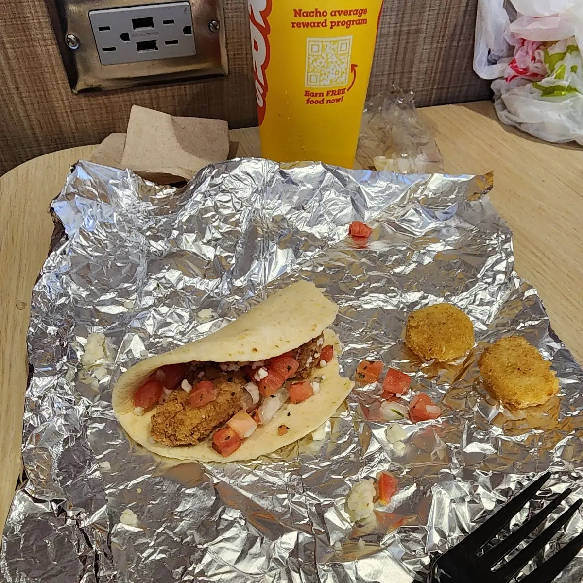 Mini Fried Chicken Taco