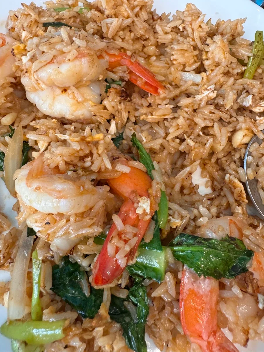 Tom Yum Fried Rice Mixed Seafood, Siam Terrace Charmhaven