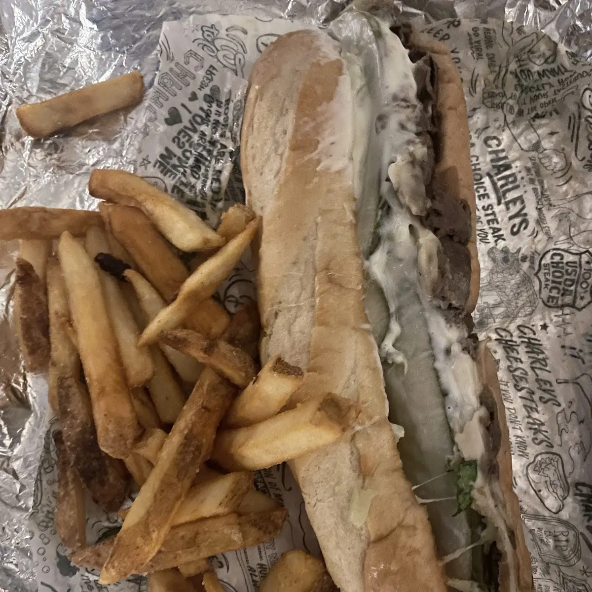 Philly Cheese Steak Sandwich