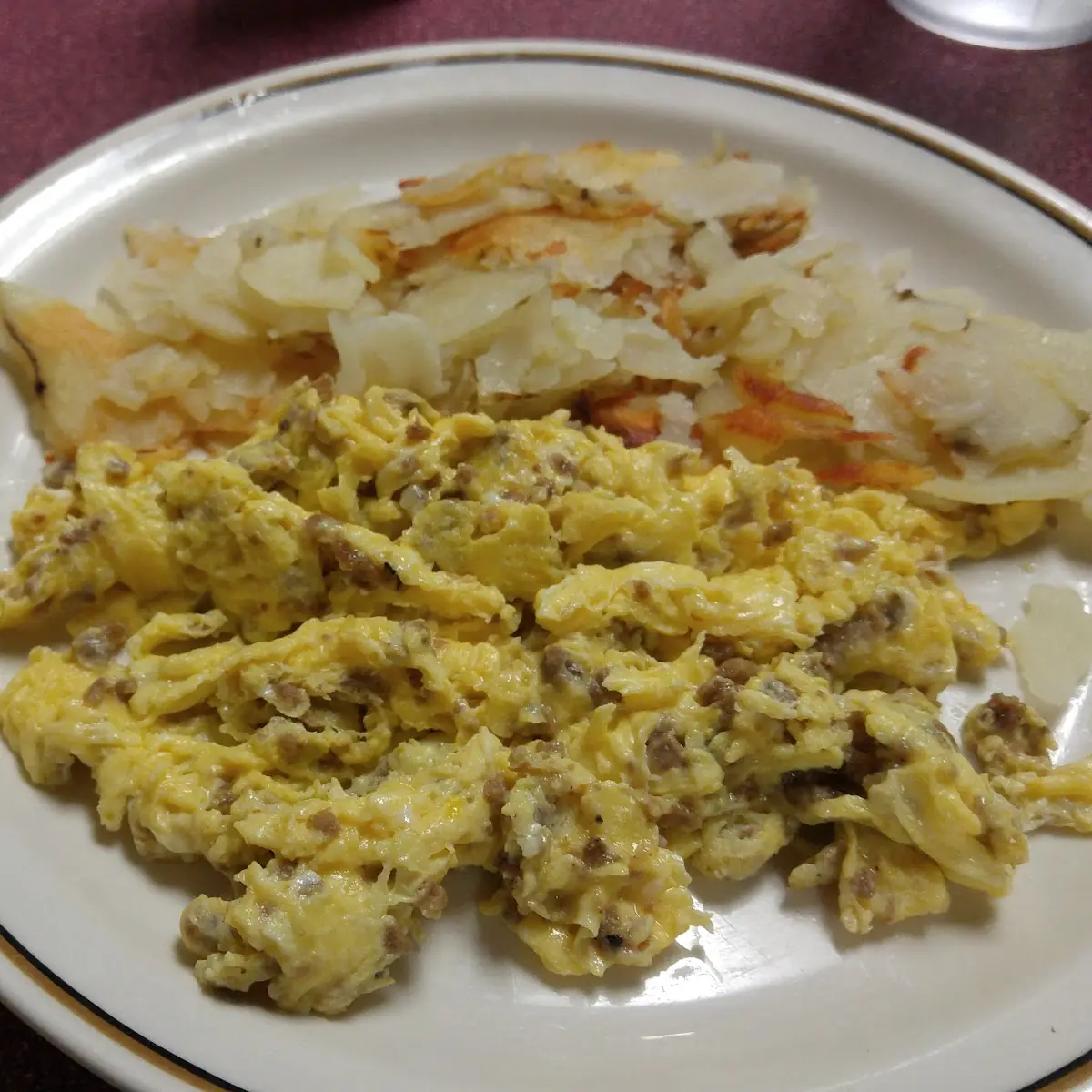 Sausage Scramble with Hash Brown Potatoes