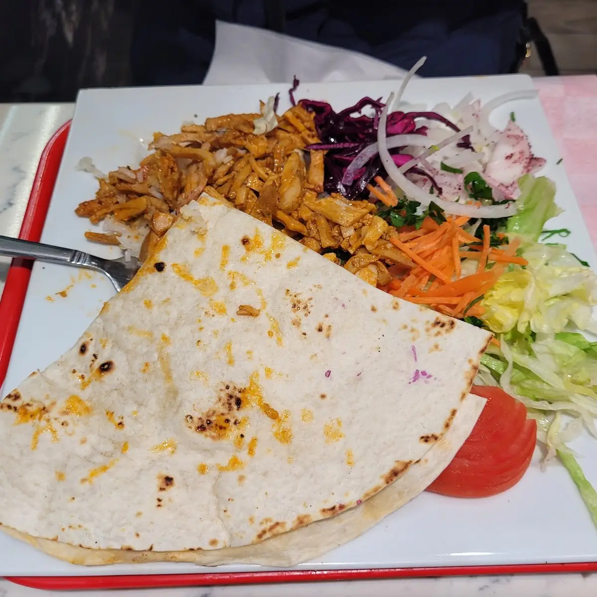 Chicken Doner Kebab Plate
