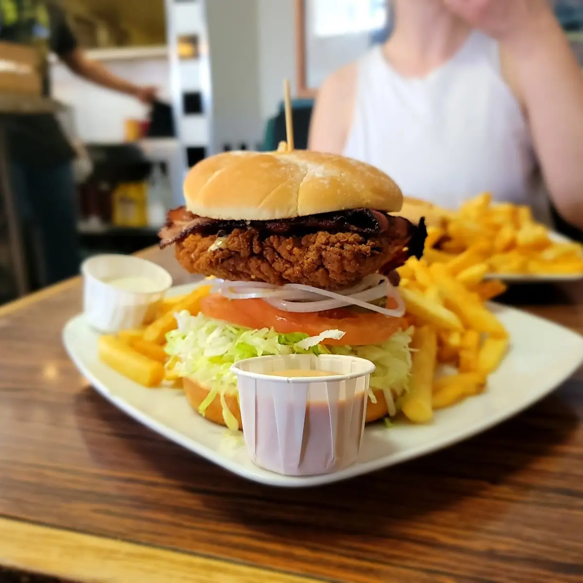 Ghost Aoli Chicken Sandwich