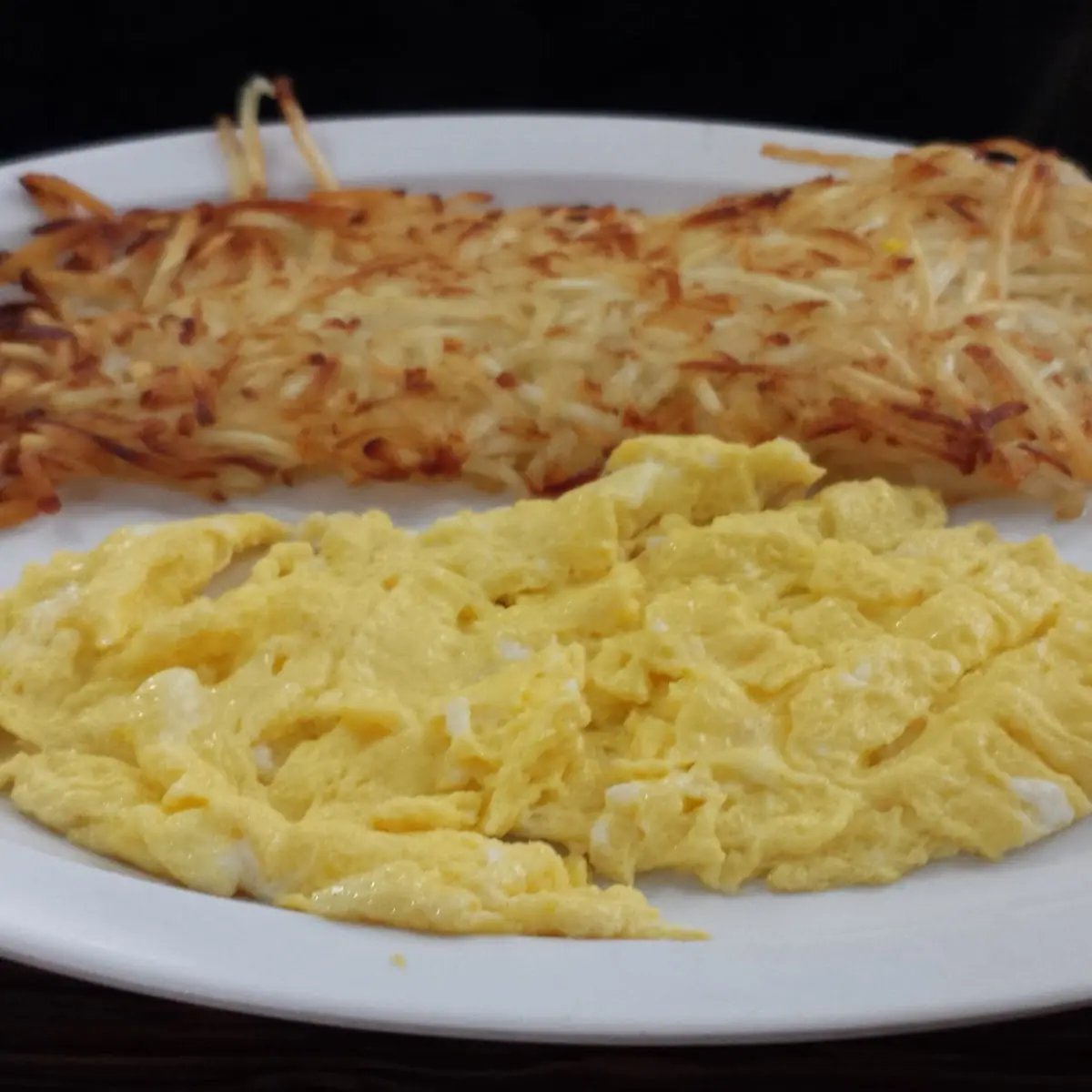 Scrambled Eggs and Hash Browns