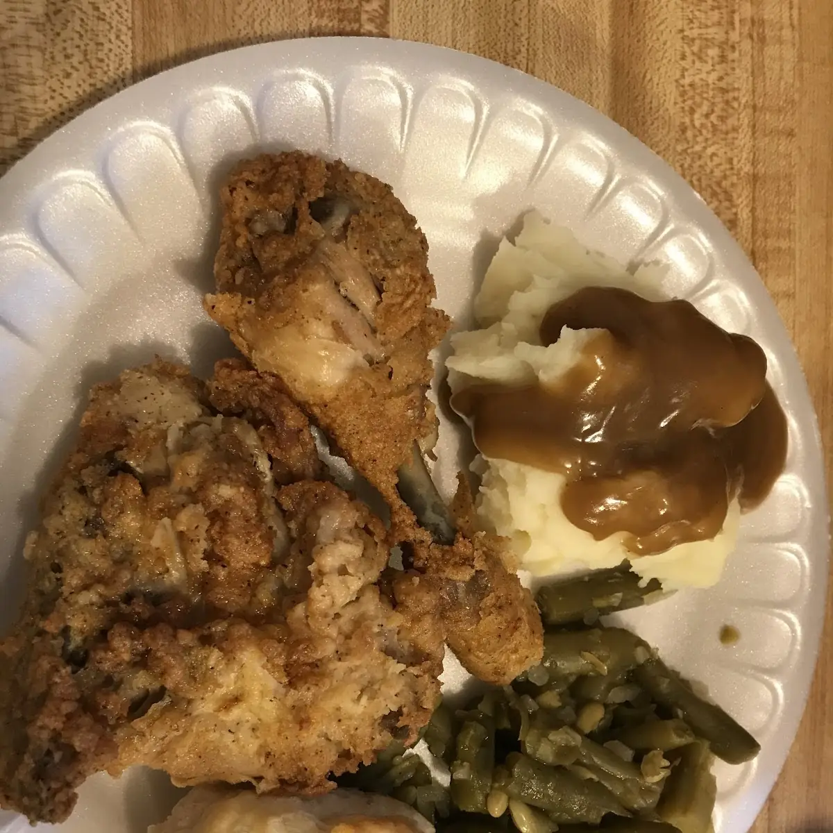 KFC Fried Chicken Biscuits Mashed Potatoes and Gravy