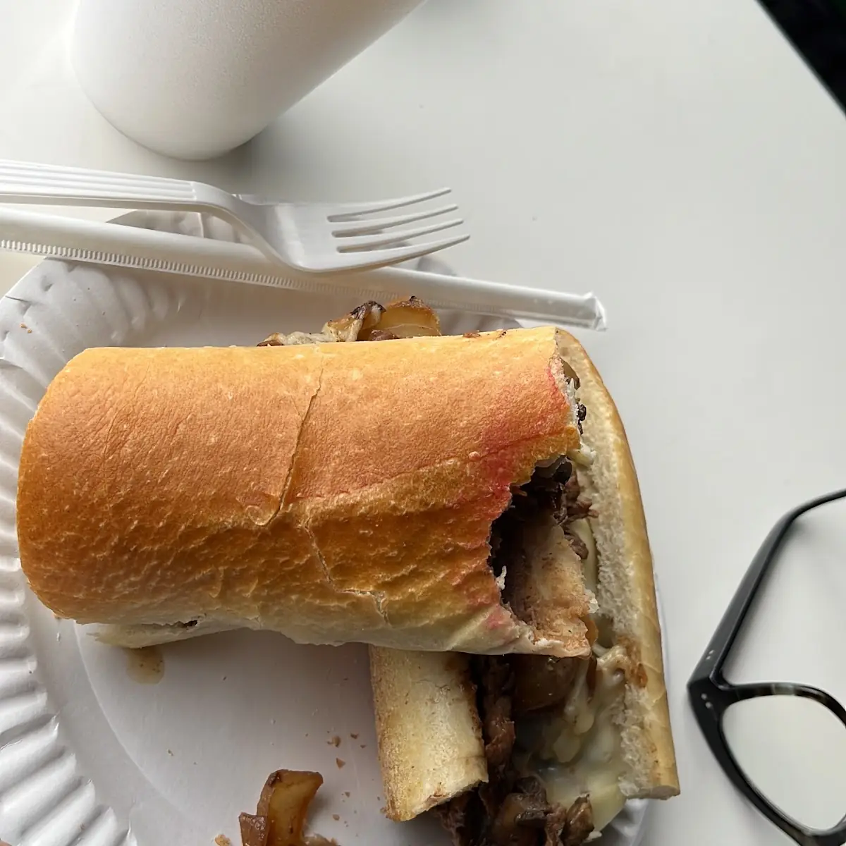 Steak Philly Cheesesteak Sandwich