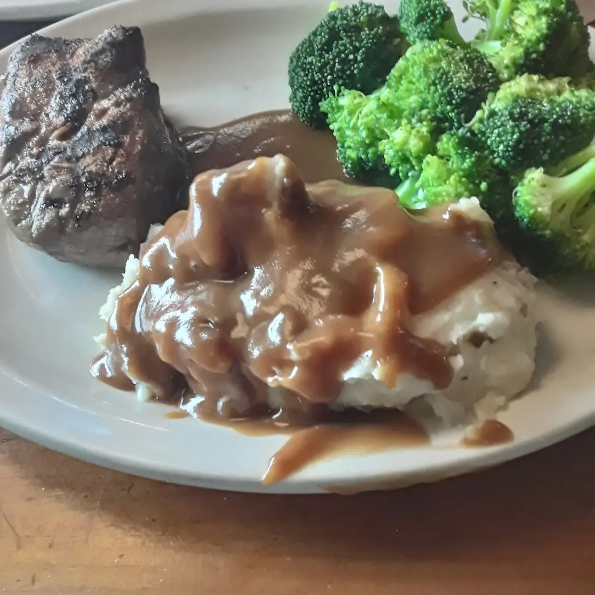 Smothered Hamburger Steak Platter
