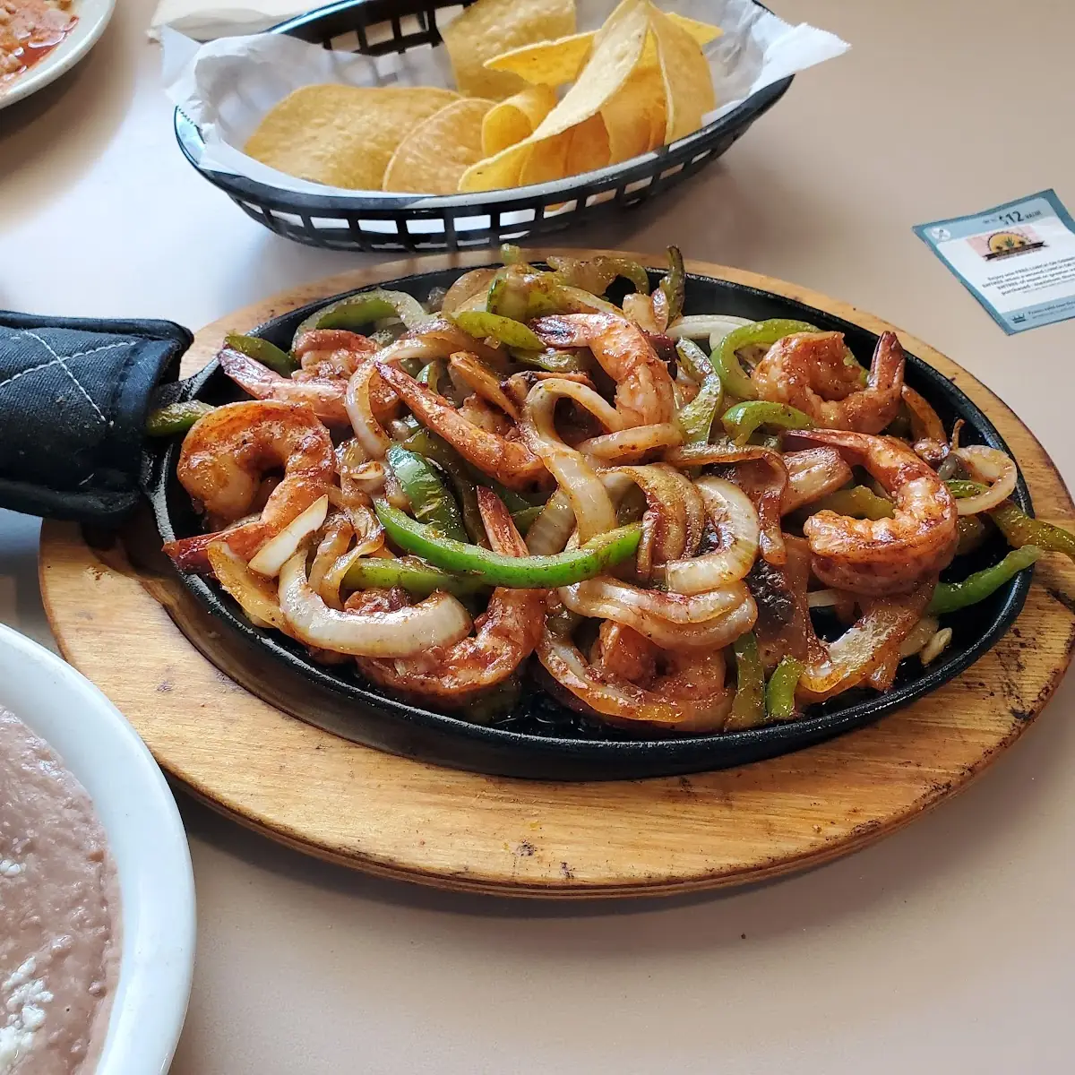 Shrimp Fajitas