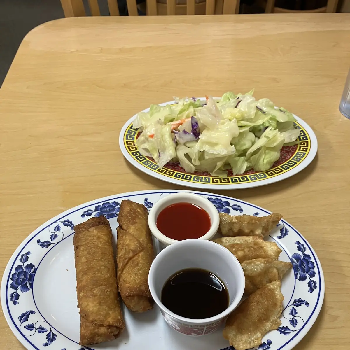 Appetizer Combo Egg Roll and Gyoza