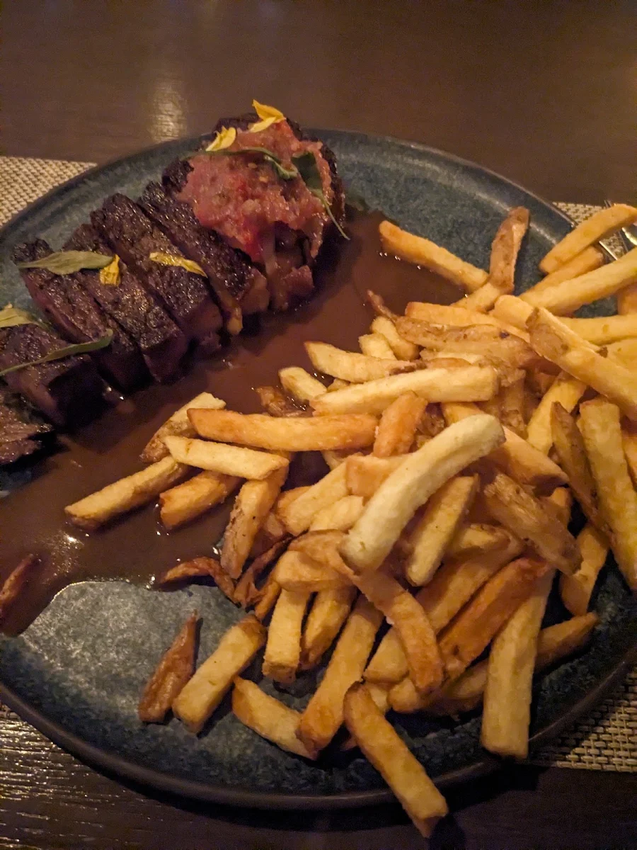 Alberta Striploin Steak Frites, The Courtney Room