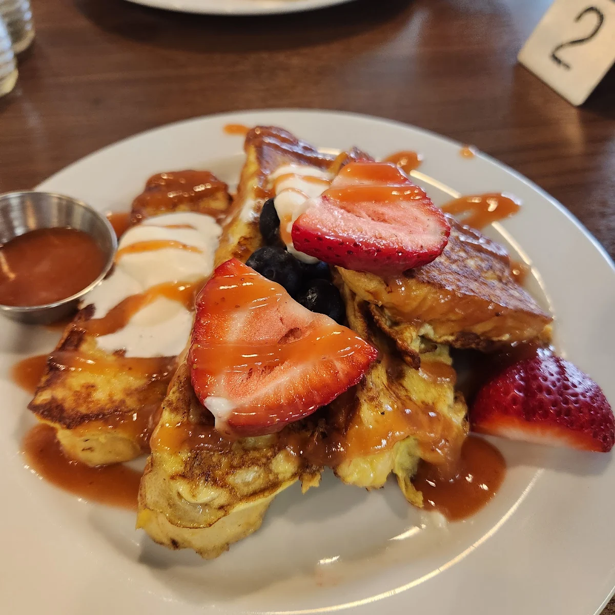 Rhubarb French Toast