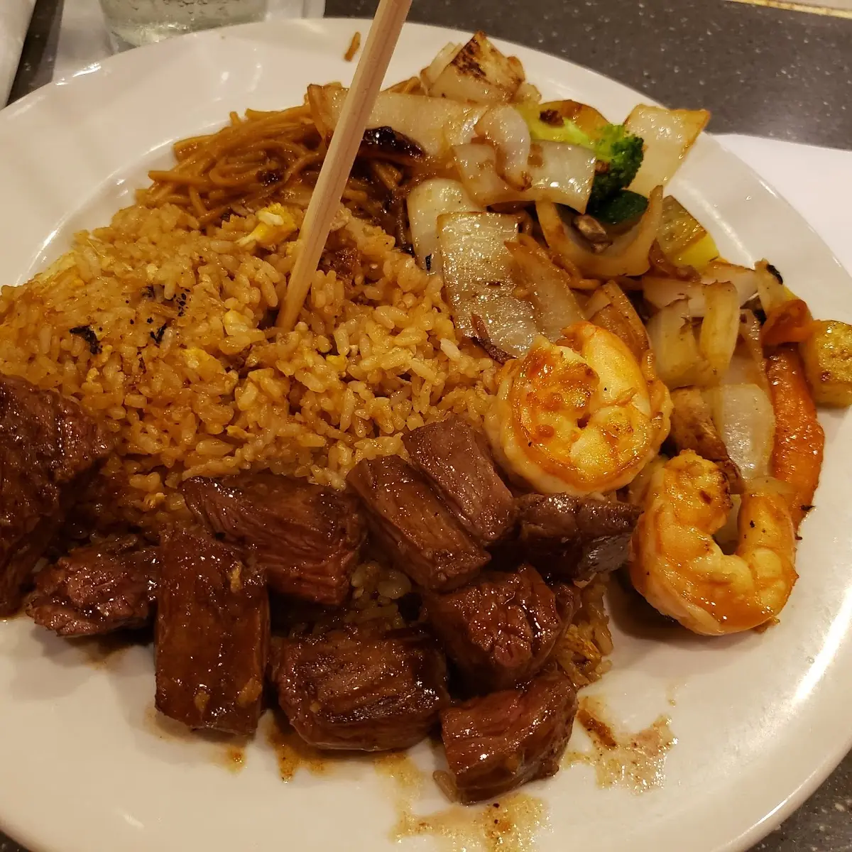 Hibachi Steak and Shrimp