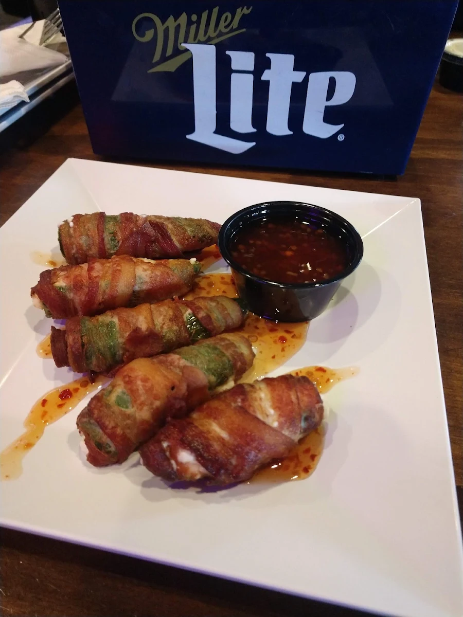 Bacon Wrapped Jalapeno Poppers