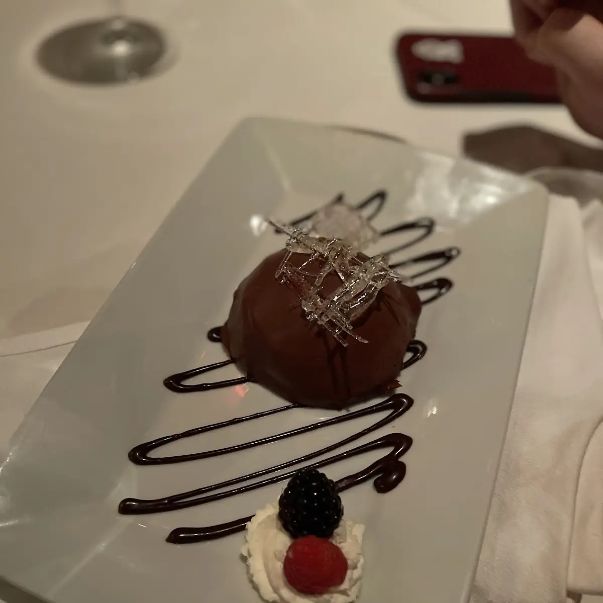 Peanut Butter & Praline Mousse Bombe
