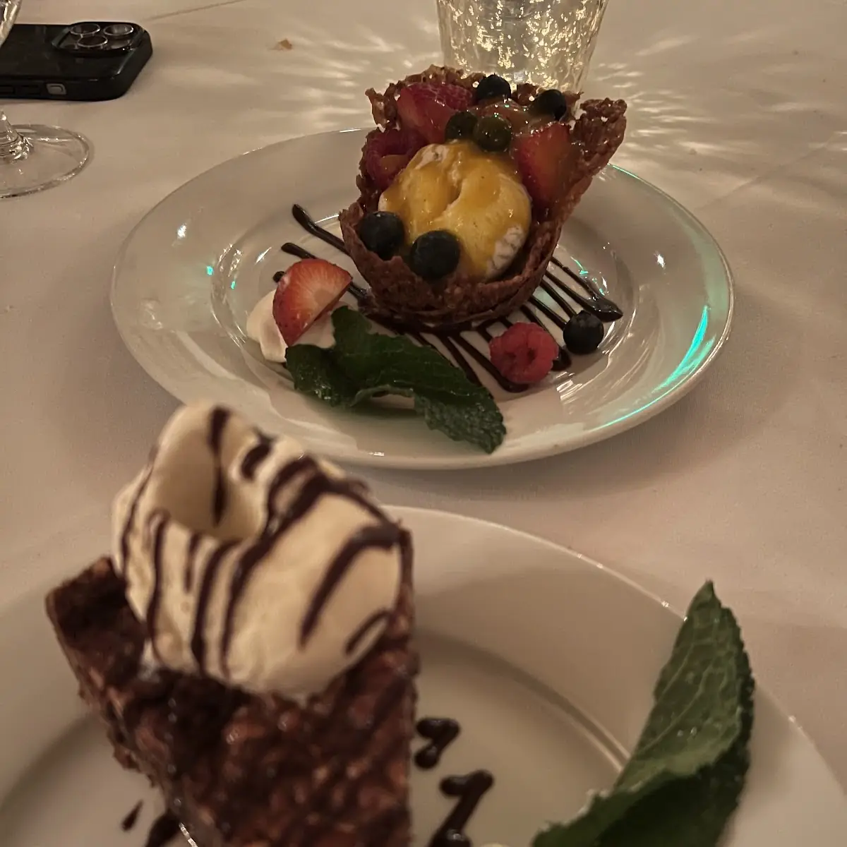 Pecan Pie with Ice Cream and Syrup